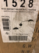 Robert Abbey 1528 Rico Espinet Racer 2 Light 21" Tall Wall Sconce - Modern Brass / Matte Black