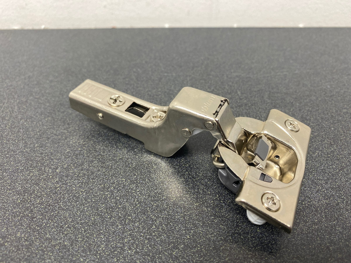 Blum 71B3780 BLUMOTION Inset Press-In Cabinet Door Hinges with 110-Degree Opening Angle - Nickel