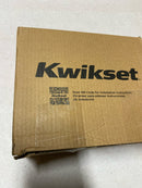 Kwikset Casey Interior Passage Round Door Handle, Lever for Closet and Hallway Doors, Reversible Non-Locking Handle Lever, Satin Nickel, with Microban Protection