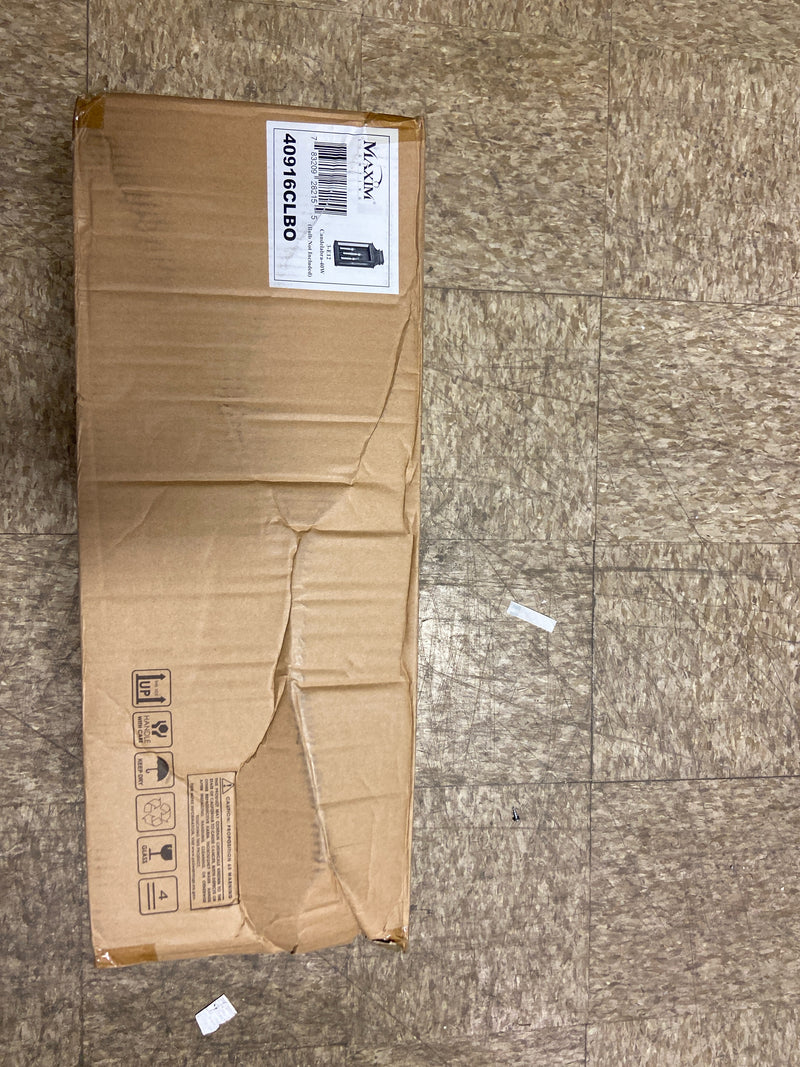 Maxim lighting 40916 Savannah VX 3-Light Black Outdoor Hardwired Wall Sconce