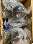 Emtek 8121PUS10B Providence Passage Door Knob Set with Rectangular Rose from the Brass Classic Collection - Oil Rubbed Bronze