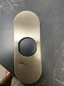 Kohler K-97061-4-BN Hint 1.2 GPM Single Hole Bathroom Faucet with Pop-Up Drain Assembly and Escutcheon - Brushed Nickel