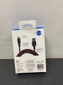 Tech and go 131 3606 TG3 9 ft. Braided Cable for USB to USB-C