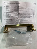 Kohler K-33584-2MB Winnow 4" Center to Center Cabinet Pull - Vibrant Brushed Moderne Brass
