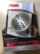 Delta 52638-SS18-PK Universal Showering 1.75 GPM Multi Function Shower Head with H2Okinetic Technology - Brilliance Stainless