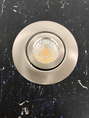 Commercial electric 2003031802 Premium Downlight 3 in. 2700K - 5000K Brushed Nickel New Construction/Remodel Recessed Integrated LED Gimbal Kit