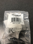 Top Knobs TK590BLK Oculus 7/8 Inch Mushroom Cabinet Knob from the Mercer Collection - Black