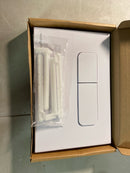 Swiss Madison SM-WC003W Wall Mount Dual Flush Actuator Plate with Rectangle Push Buttons - White