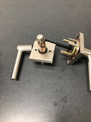 Kwikset 156MILSQT-15S Milan Single Cylinder Keyed Entry Door Lever Set with Square Rosette and SmartKey Technology - Satin Nickel