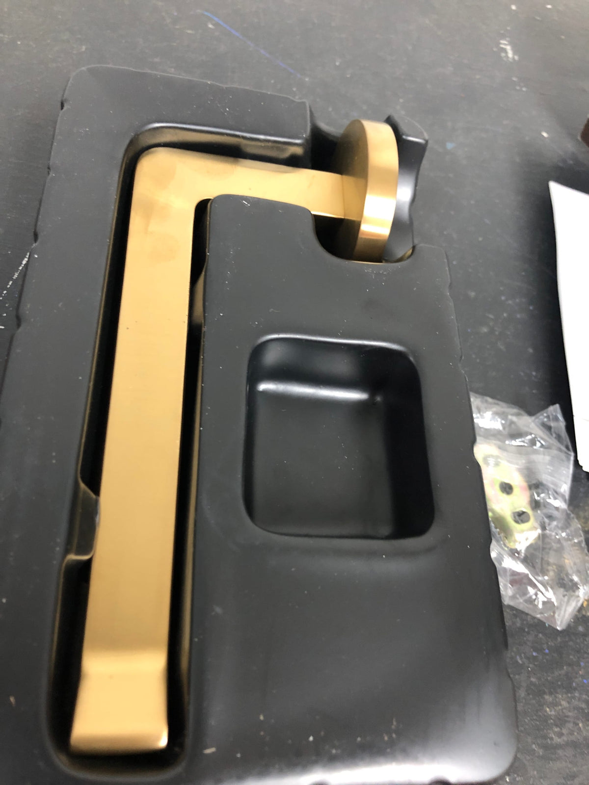Signature Hardware 485044 Drea Wall-Mounted Toilet Paper Holder - Brushed Gold
