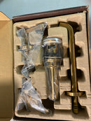 Signature hardware 485014 Drea Double Handle Wall Mounted Bathroom Faucet in Brushed Gold