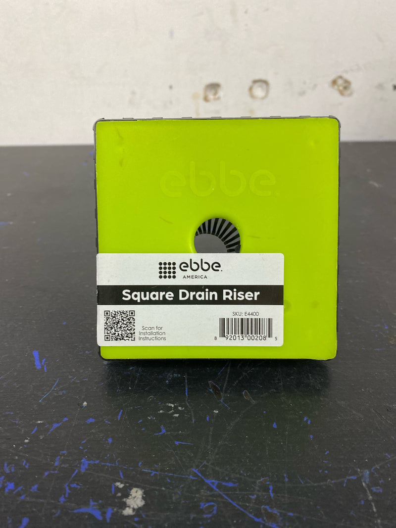 Ebbe E4400 Drain Riser, Black