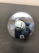 Baldwin FDCONCRR260 Contemporary Non-Turning Two-Sided Dummy Door Knob Set with Round Rose - Polished Chrome