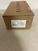 Baldwin ENTRATSR044 Traditional Single Cylinder Keyed Entry Door Knob with Square Rose - Satin Brass