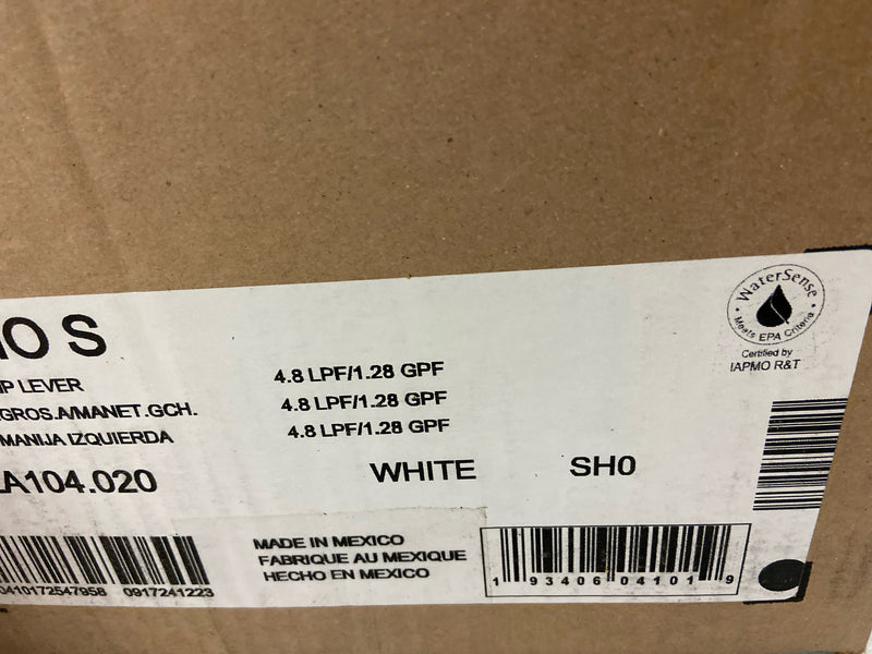 American Standard 4162A104.020 Studio S 1.28 gpf/4.8 Lpf 12-Inch Rough Tank, White
