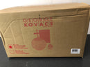 Kovacs P1350-618 Alluria Single Light 6" Wide Bathroom Sconce with Etched Opal Glass Shade - Weathered Black / Autumn Gold