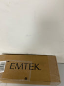 Emtek 4212PUS19 Melrose Full Plate Single Cylinder Keyed Entry Handleset with Providence Interior Knob - Flat Black