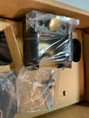 Emtek 512HLOUS19 Helios Single Cylinder Keyed Entry Door Lever Set - Flat Black