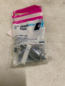 SharkBite Max 1/2 x 3/8 Inch Compression Straight Stop Valve, Quarter Turn, Push to Connect Brass Plumbing Fitting, PEX Pipe, Copper, CPVC, PE-RT, HDPE, UR23037