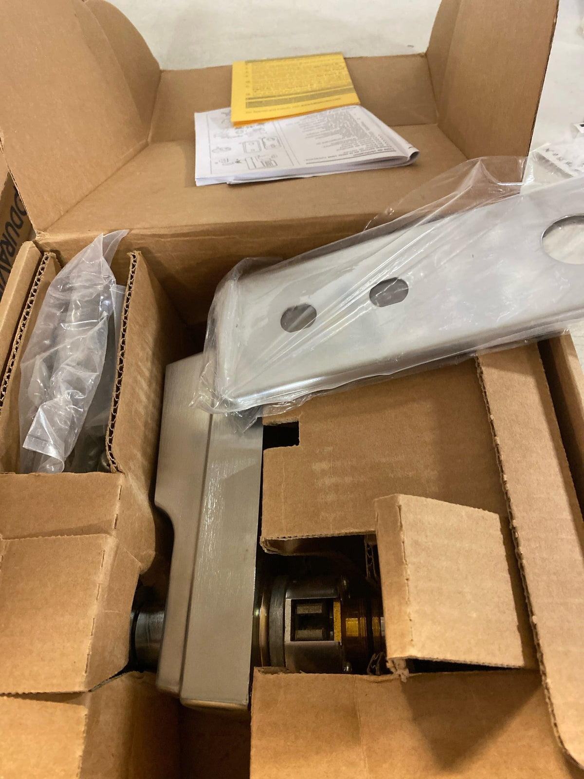 Kaba Ilco 1041S26D 2-3/4" Backset Combination Entry Mechanical Pushbutton Lock with Key Override and Passage Function Capabilities from the Simplex 1000 Series Schlage Keyway - Satin Chrome