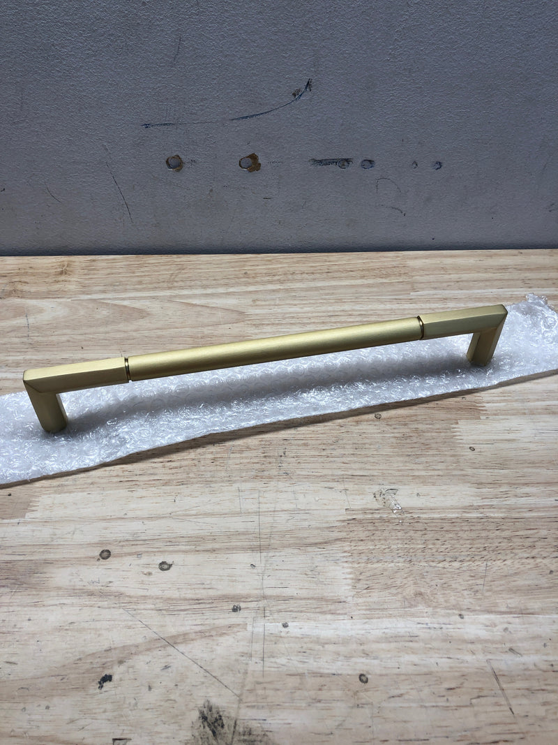 Signature Hardware 450296 12" Lunata Solid Brass Appliance Pull - Satin Brass