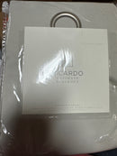 Ricardo 02000-79-045-02 Ivory Polyester Solid 56 in. W x 45 in. L Grommet Blackout Curtain