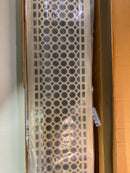 Signature Hardware 327339 Honeycomb Brass Wall Register - 6"x30" (6-7/8"x30-1/2" Overall) - Antique Brass