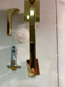 Baldwin 85390003ACLH Minneapolis Left Handed Sectional Handleset with 5162 Lever - Minus Deadbolt - Polished Brass