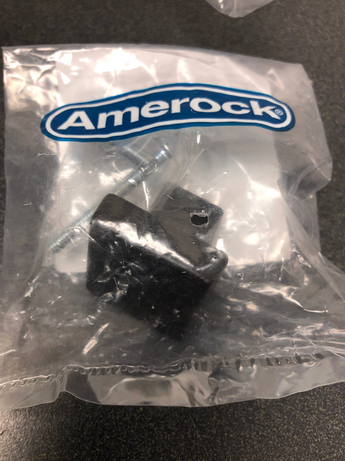 Amerock BP55271BBR Blackrock 1-3/16 Inch Square Cabinet Knob - Black Bronze