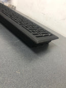 Signature Hardware 398292 Cast Iron Floor Register - 6" x 30" - Black
