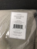 Exclusive home EH8173-08 2-96G Biscayne Natural Solid Light Filtering Grommet Top Indoor/Outdoor Curtain, 54 in. W x 96 in. L (Set of 2)