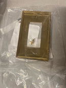 Amerock BP36504BBZ Candler Single Rocker / GFI Outlet Wall Plate - Golden Champagne
