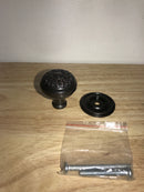 Nostalgic Warehouse 769483 Vintage Restoration 1-3/8" Round Egg and Dart Cabinet Knob - Solid Brass - Timeless Bronze