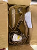 Kichler 45295NBR Alton 1-Light Natural Brass Bathroom Indoor Wall Sconce Light with Clear Seeded Glass Shade