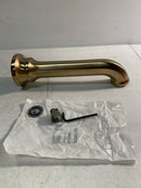 Brizo 73665-GL Beauclere 9" Non Diverter Tub Spout - Luxe Gold