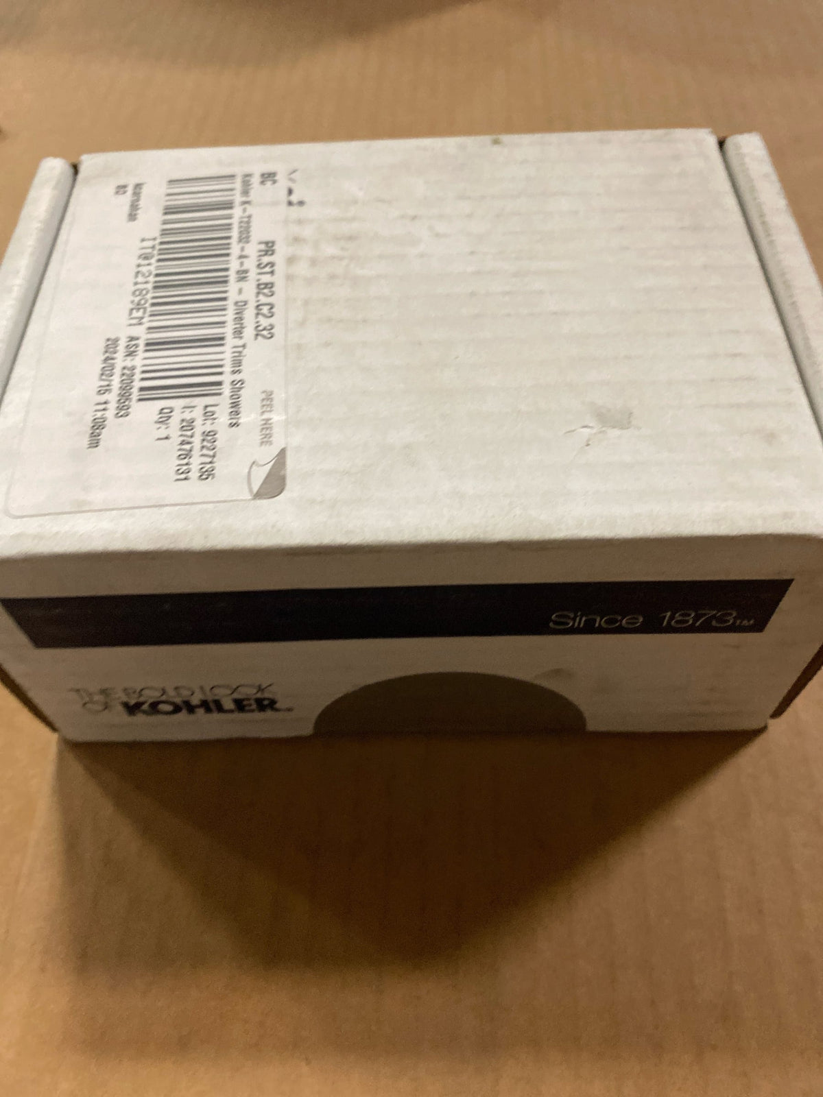 Kohler K-T22032-4-BN Tempered Single Handle 3 Function Diverter Valve Trim - Less Valve - Vibrant Brushed Nickel