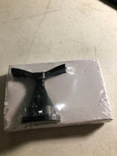 Delta Faucet Stryke Double Towel Hook, Matte Black, Bathroom Accessories, 77638-BL