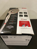 Delta 4-Setting In2ition 2-in-1 Dual Shower Head with HandHeld Spray, Brushed Nickel Detachable Shower Head with Hose, Showerhead, 1.75 GPM Flow Rate, SpotShield Nickel 75486CSN