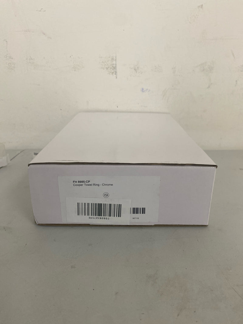 Signature Hardware 433260 Cooper 7-1/2" Wall-Mounted Towel Ring - Chrome