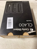 Cavilock CL400A0428 Magnetic Latching Passage Pocket Door Pull for 1-3/8 Inch Door Thickness - Matte Black