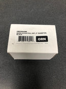 Miseno MBDH2485BK Round Barn Door Pull Disk Set - Black