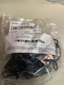 Signature Hardware 466826 Open Shower Curtain Rings - Set of 12 - Matte Black