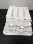 KCOMPT End Table, Cute Nightstands Small Tables for Small Spaces White Coffee Bedside StorageShelf for Office, Living Room, Bedroom (OS-IF9T-RZPT)