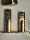 Emtek 8469US15 Square Brass Modern Single Cylinder Keyed Entry Deadbolt - Satin Nickel