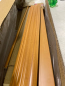 Home decorators collection 10793478397303 Chestnut Cordless Premium Faux Wood blinds with 2.5 in. Slats - 21 in. W x 48 in. L (Actual Size 20.5 in. W x 48 in. L)