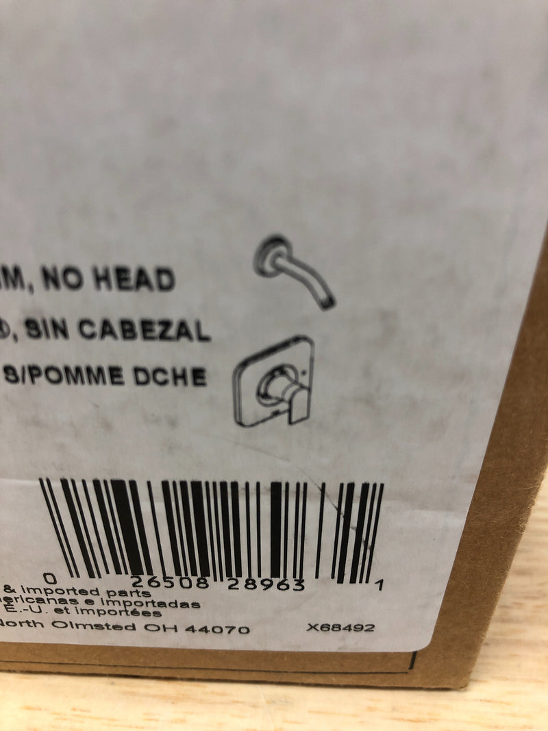 Moen T2472NHBN Genta LX Pressure Balanced Shower Trim Only - Less Shower Head and Valve - Brushed Nickel