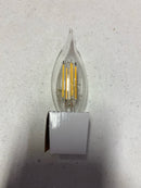Bulbrite 776742 - LED5CA10/30K/FIL/4/JA8 Blunt Tip LED Light Bulb