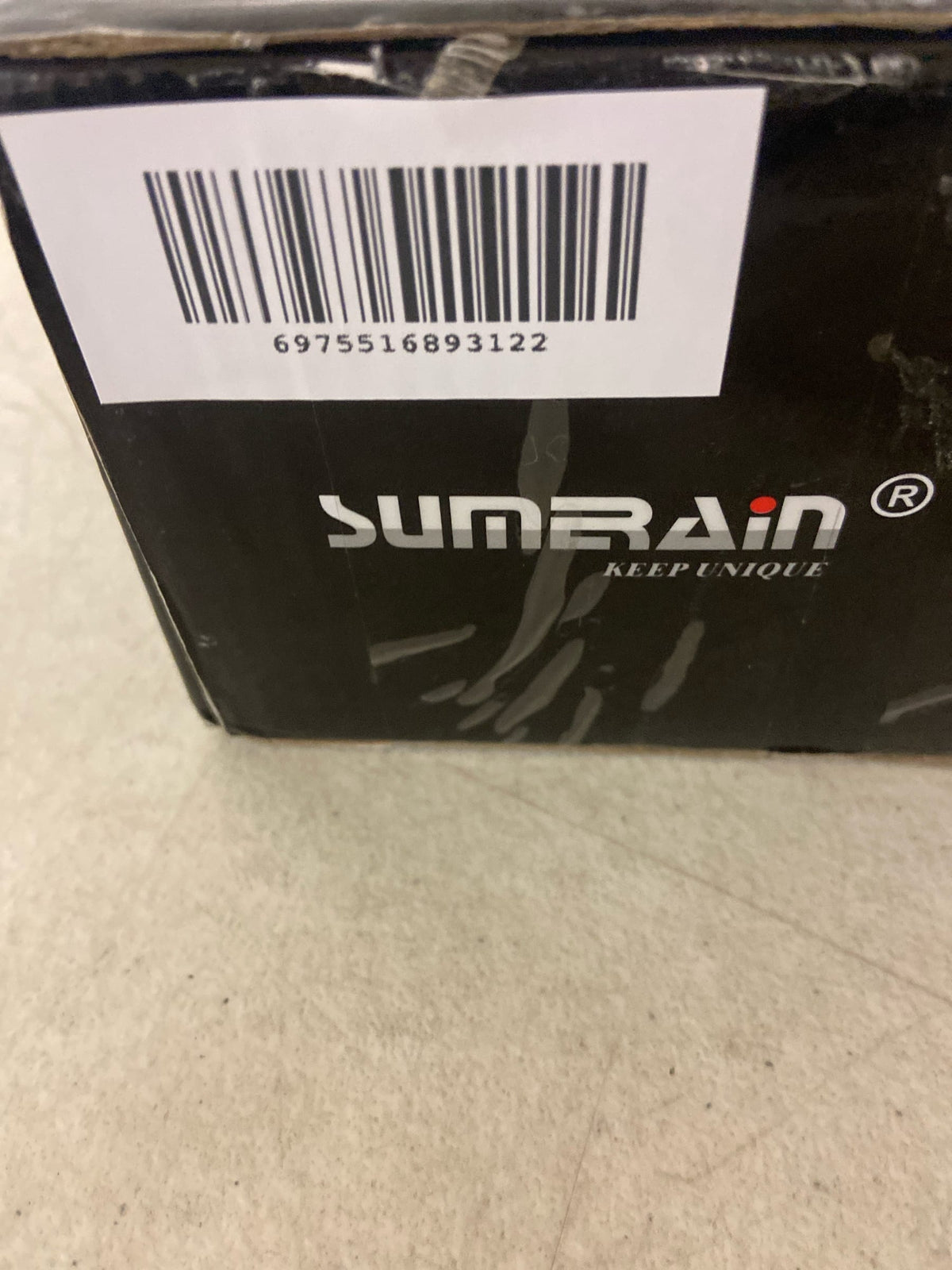 Sumerain S1371DW-HD Waterfall Single Handle Wall Mounted Bathroom Faucet in Matte Black