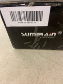 Sumerain S1371DW-HD Waterfall Single Handle Wall Mounted Bathroom Faucet in Matte Black