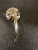Emtek 520POSUS15LH Poseidon Privacy Lever Set from the Brass Modern Collection - Satin Nickel Modern Rosette